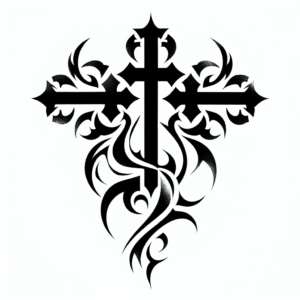 3 Cross Tattoo