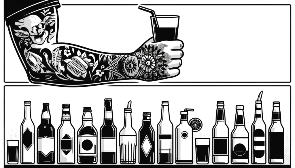 can i drink after getting a tattoo