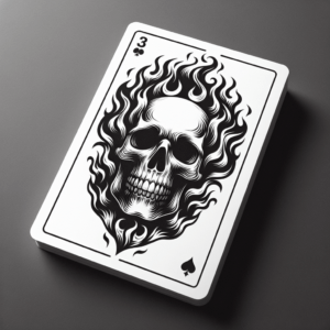 Flaming Skull Tattoo