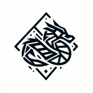Geometric dragon