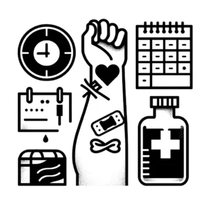 how long after a tattoo can you donate blood cover