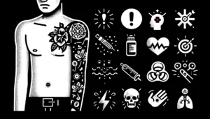 how long should a tattoo be red