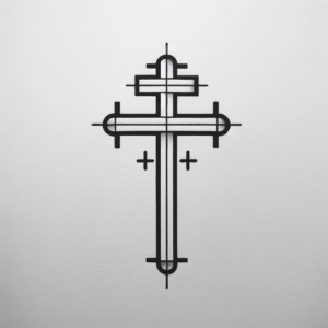 Orthodox Cross Tattoo