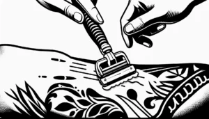 when can you shave over a tattoo