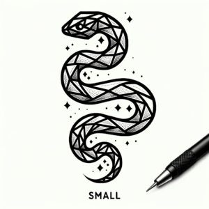 Abstract Geometric Snake Design