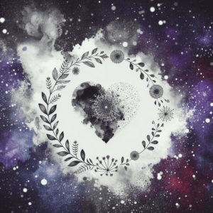 Abstract Watercolor Heart