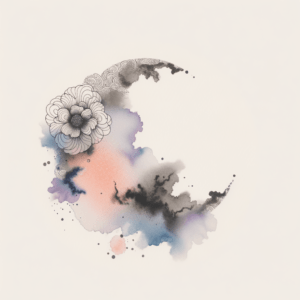 Abstract Watercolor Splash With Pastel Hues