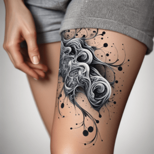 Abstract Watercolor Splashes