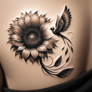 Adorable Sunflower With Tiny Wings