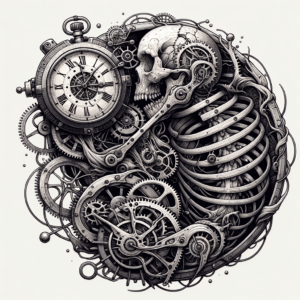 Adventurous Biomechanical Clock