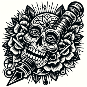 American Traditional Tattoo Design