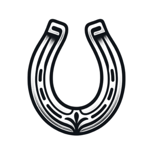 American Traditional Tattoo Design Of A Horseshoe