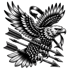 Americana Tattoo Stencil