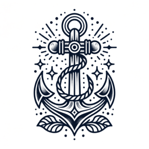 Anchor In American Traditional Lines
