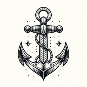 Anchor In American Traditional Lines
