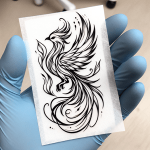 Anime Phoenix With Vibrant Colors