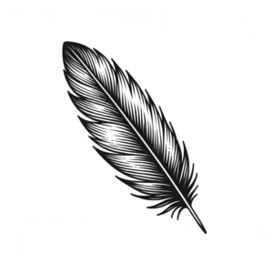 Basic Feather With A Smooth Curve