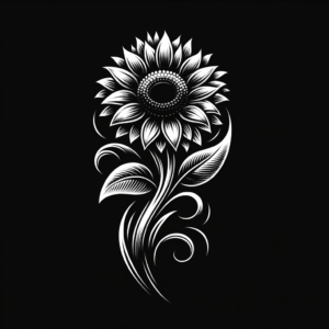 Basic Sunflower With A Smooth Curve