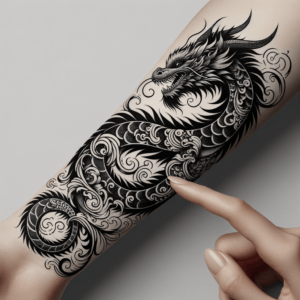 Blackwork Dragon