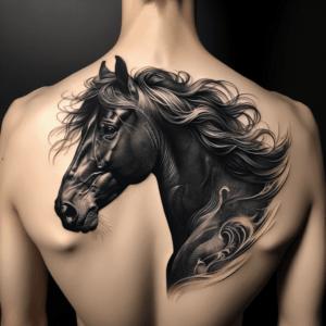 Blackwork Horse