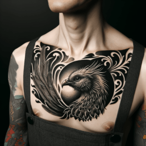 Blackwork Phoenix