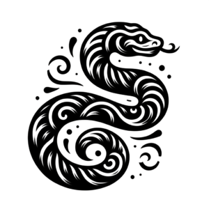 Blackwork Serpent