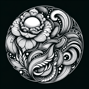 Blackwork Tattoo Design