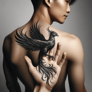 Bold Phoenix On The Back Of The Hand