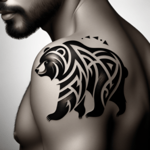 Bold Tribal Bear