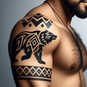 Bold Tribal Bear