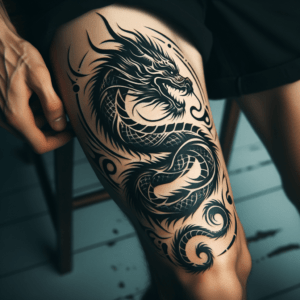 Bold Tribal Dragon