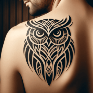 Bold Tribal Owl