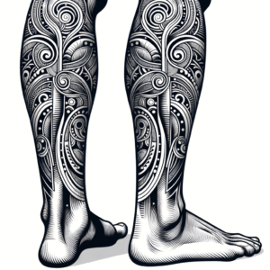 Calf Tattoo