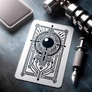 Card In Cyber Sigilism Style