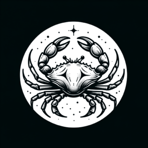 Circle Tattoo Design Of A Crab