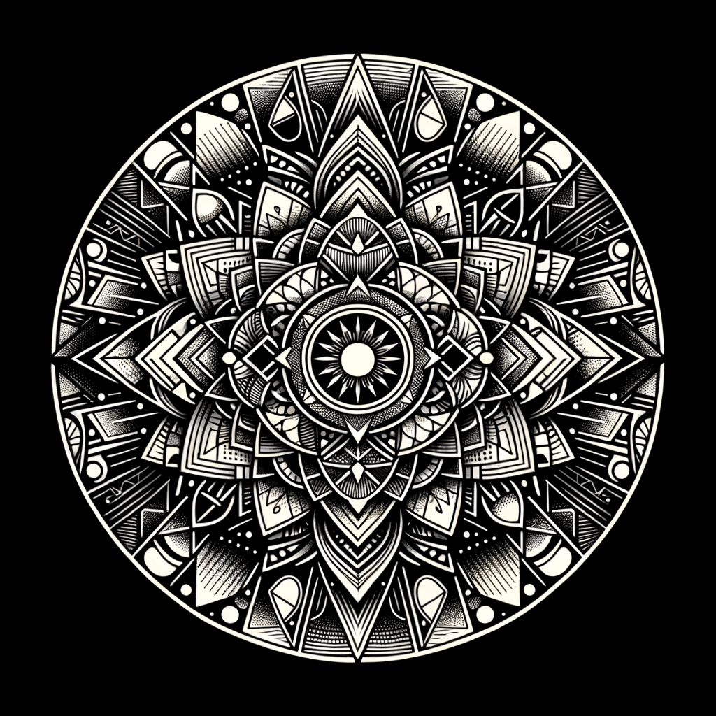 Circle Tattoo Stencil