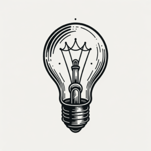 Classic Americana Lightbulb With Filament