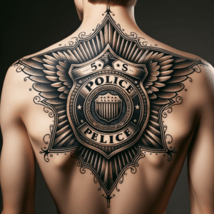 Classic Americana Police Badge