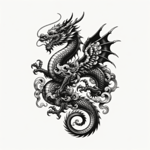 Classic Traditional Dragon Design