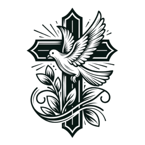 Cross With A Dove Perched On It