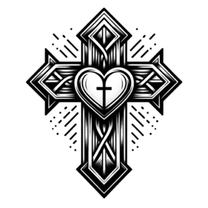 Cross With A Heart At The Intersection