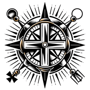 Cross With A Compass