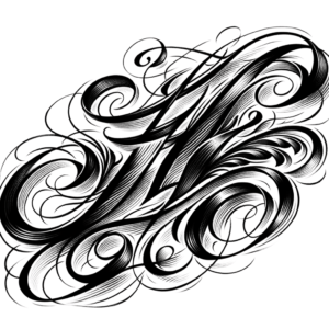 Cursive Tattoo Design