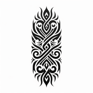 Cute In A Tribal Tattoo Style