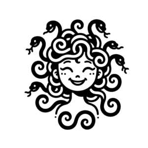 Cute Medusa With A Smile