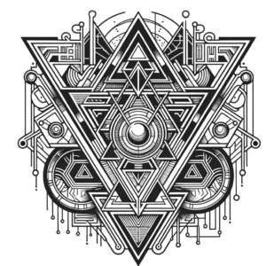Cyber Sigilism Tattoo Pattern