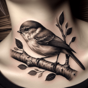 Dainty Bird On A Branch
