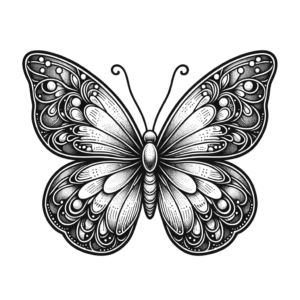 Dainty Butterfly With Delicate Wings