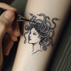 Dainty Medusa With Delicate Features