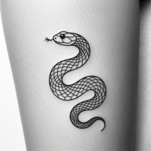 Dainty Snake With Delicate Scales